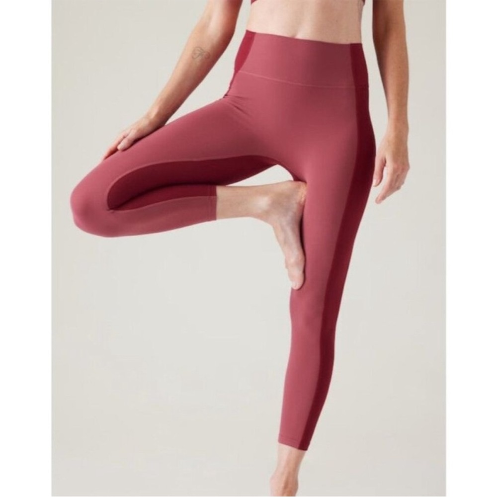 Athleta Transcend 7/8 Colorblock Tights